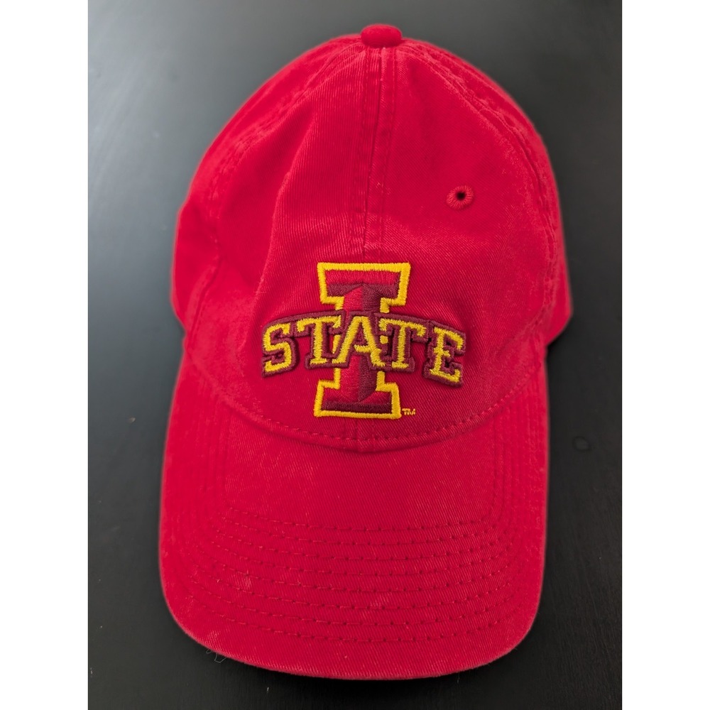 Iowa State Strapback Hat Cap ISU Red Canvas Cotton‎ The Game